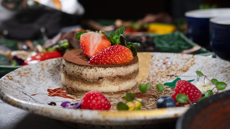 Tiramisu classic Italian dessert with espresso and mascarpone