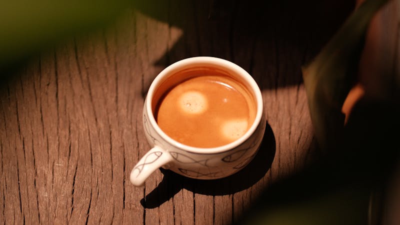 Espresso doppio Italian coffee