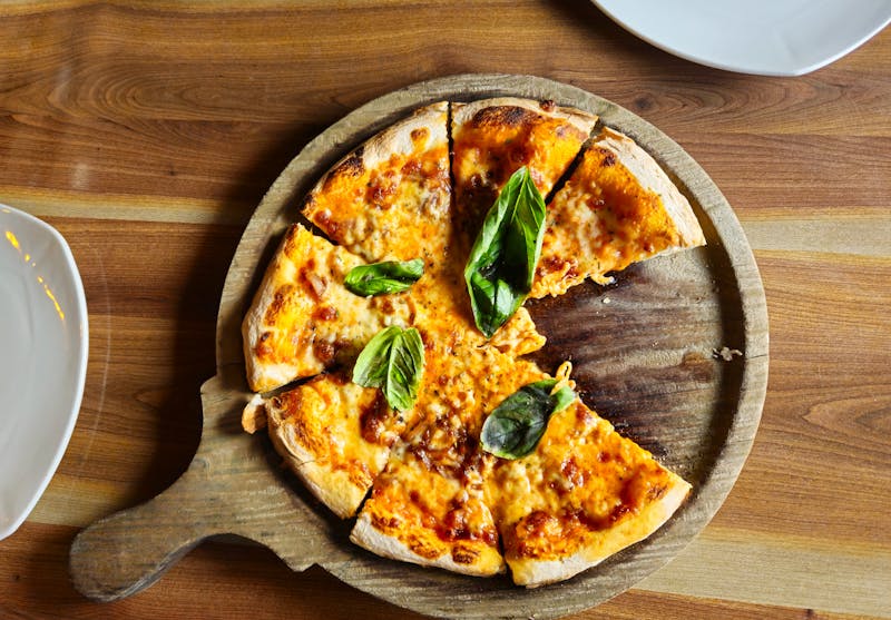 Bruschetta al Pomodoro - toasted bread with tomatoes and basil